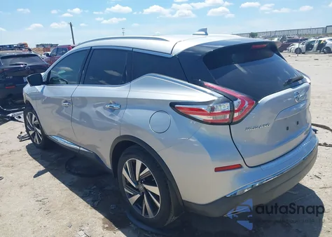2018 Nissan Murano Platinum из США, поврежденный, VIN 5N1AZ2MG3JN109288